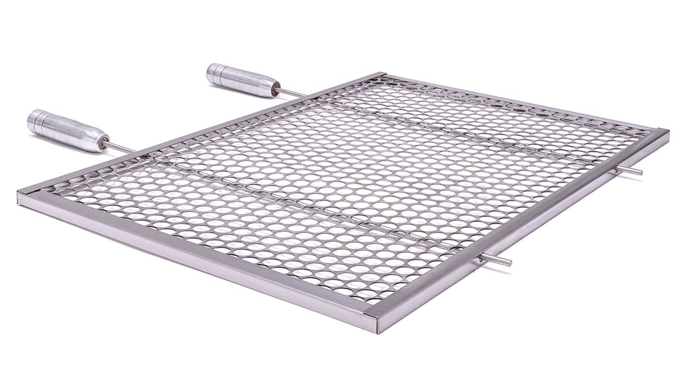 Grelha Moeda Inox - Cabo Alumínio - Pronta Entrega