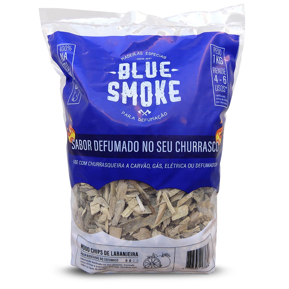 Wood Chips - Madeira Para Defumar De Limoeiro (1 kg)