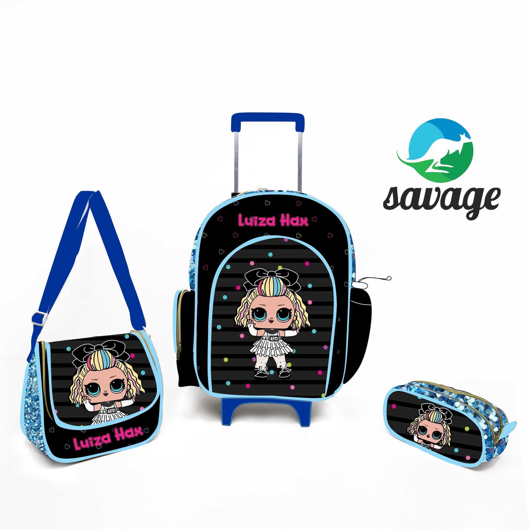 Kit Mochila Escolar Personalizado Escolha o tema