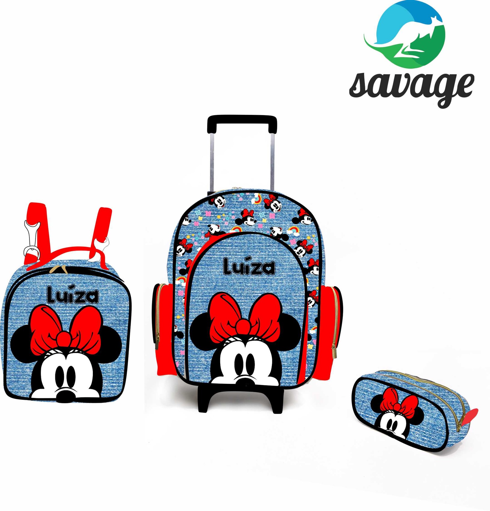 Kit Mochila Escolar Personalizado Escolha o tema