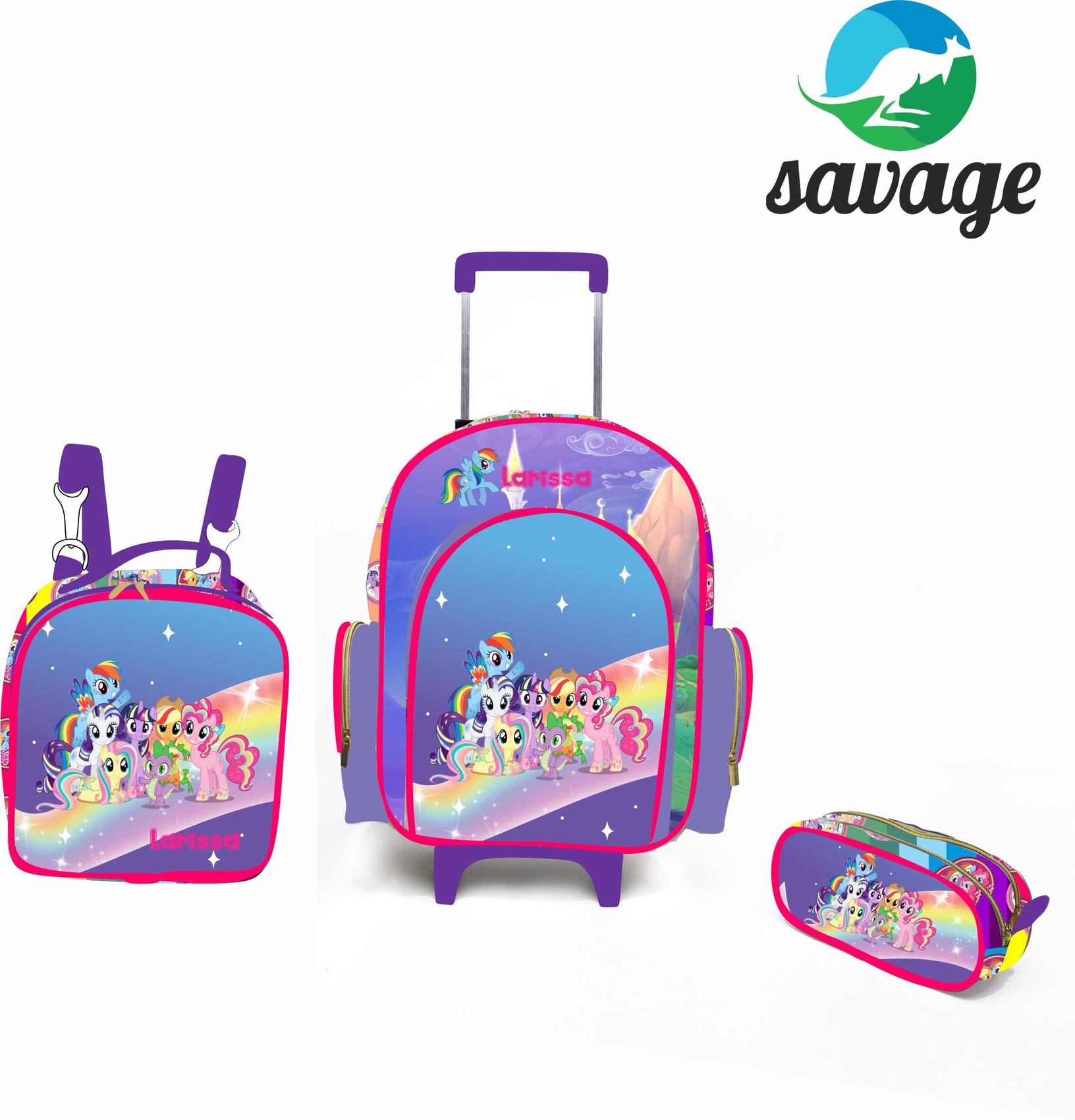 Kit Mochila Escolar Personalizado Escolha o tema