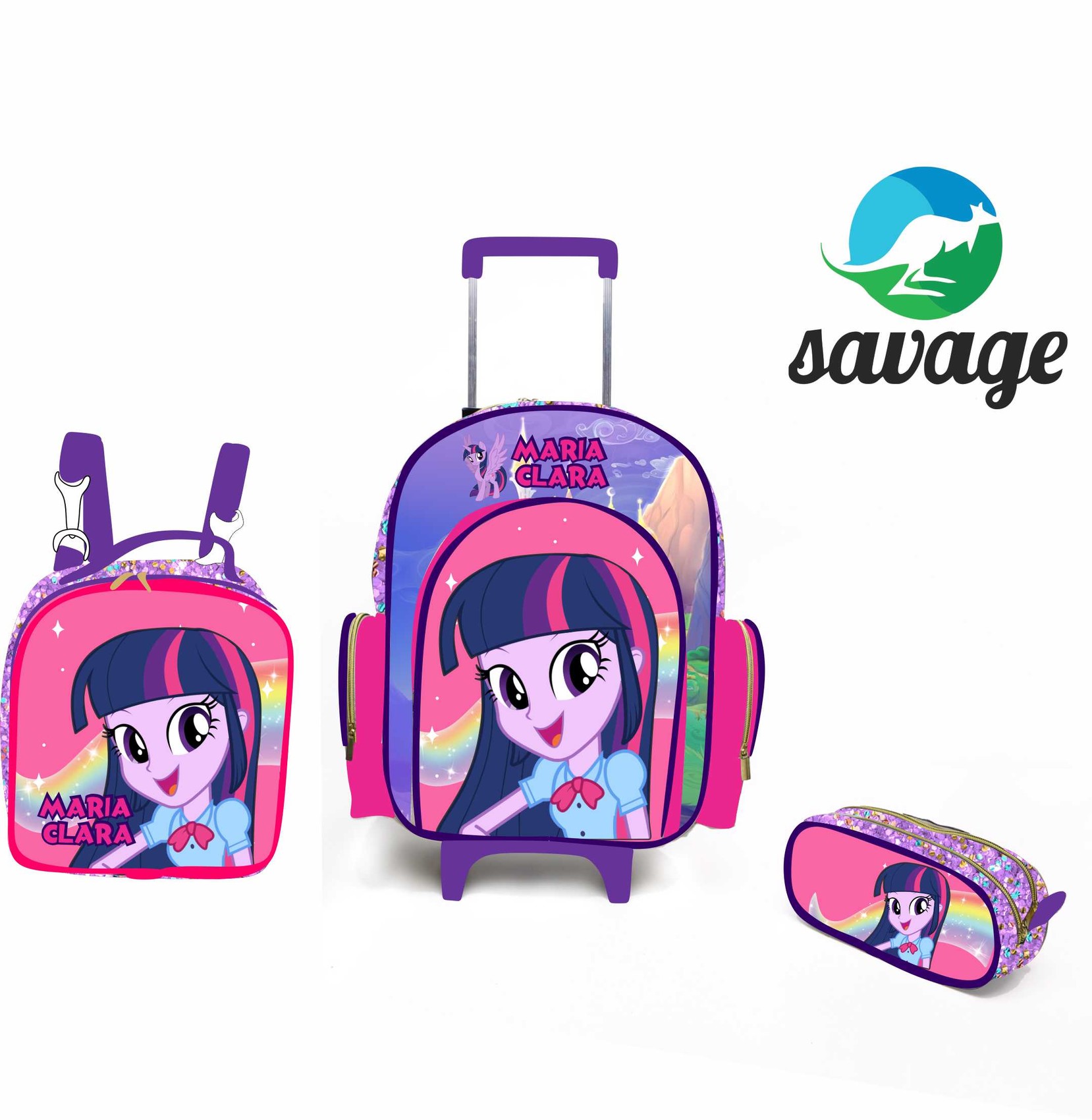 Kit Mochila Escolar Personalizado Escolha o tema