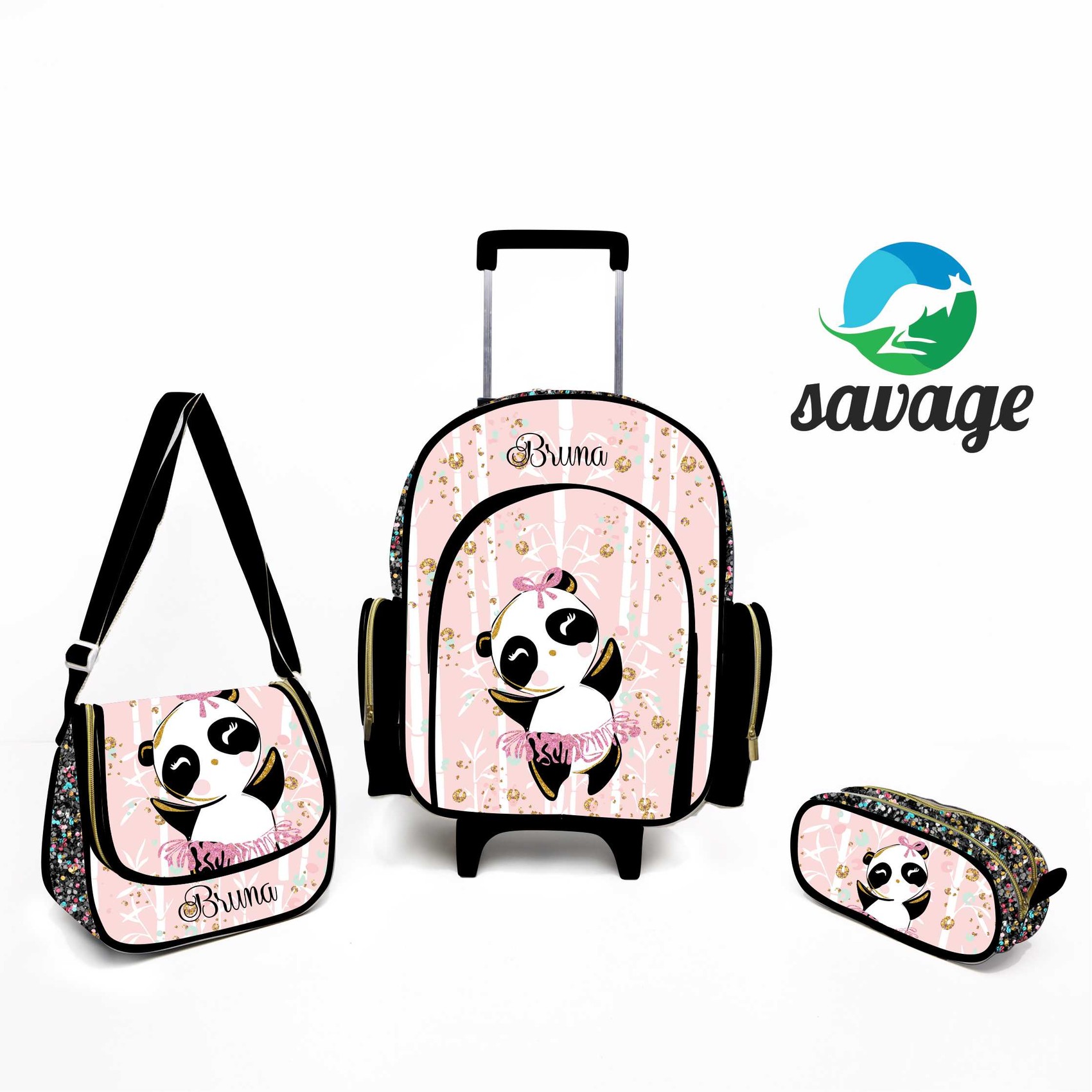 Kit Mochila Escolar Personalizado Escolha o tema