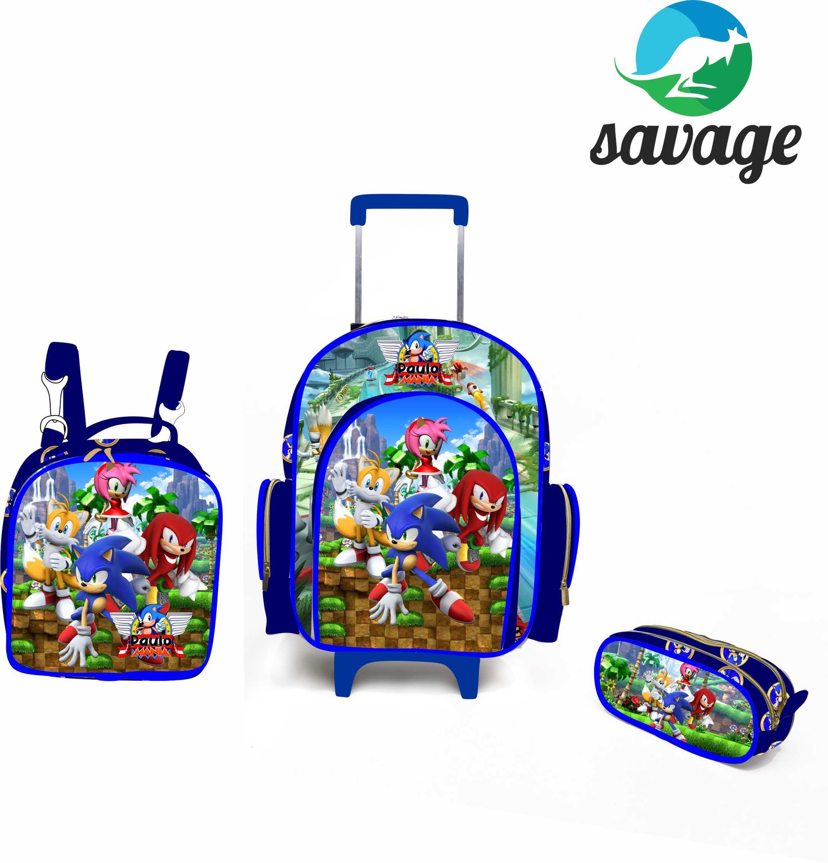 Kit Mochila Escolar Personalizado Escolha o tema