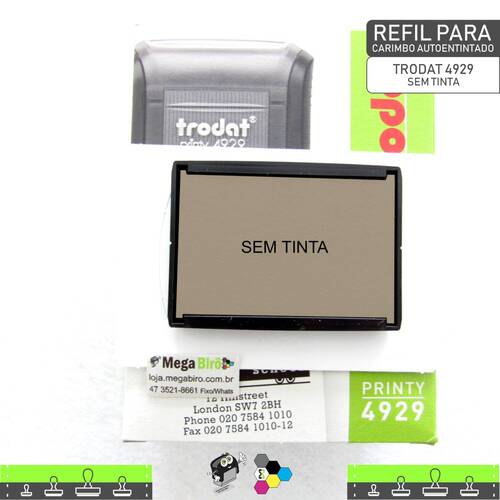 Refil TRODAT 4929 - para Carimbo Autoentintado