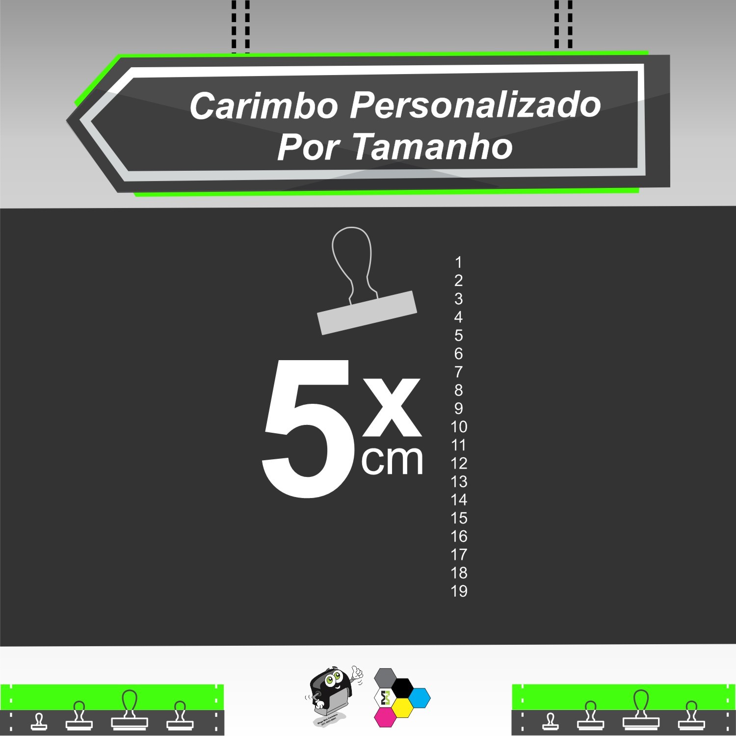 Carimbo Personalizado 5 cm