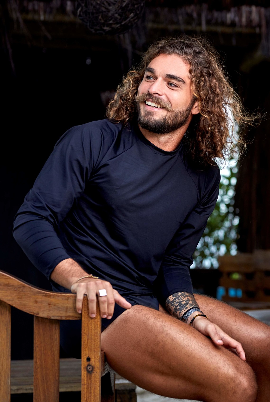 Camisa Proteção UV Masculina Preta