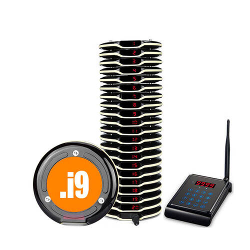 Pager de Espera AX 007 c/ 20 pagers e 1 Teclado