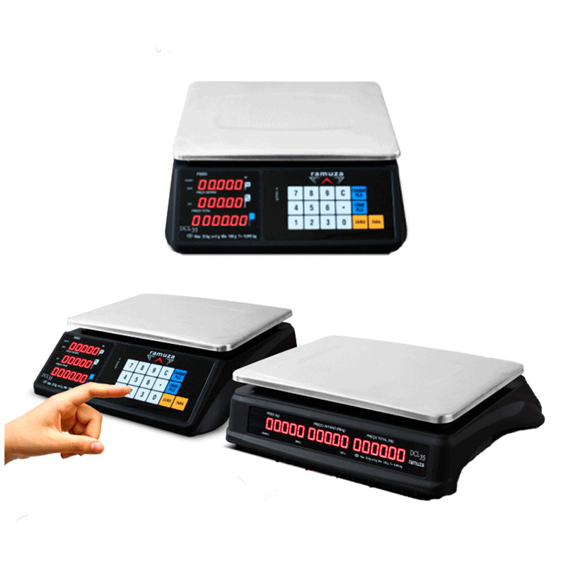 Balança Eletrônica Ramuza DCL INMETRO 35kg | Touch
