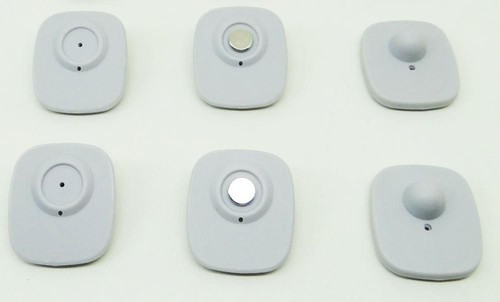 Etiqueta Rígida Mini Tag Antifurto Branca RF 8,2MHz - 1000 un