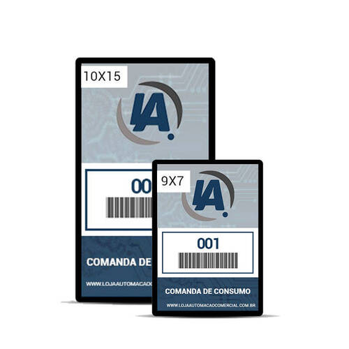 Comanda Eletrônica em Material PVC - Totalmente Personalizada