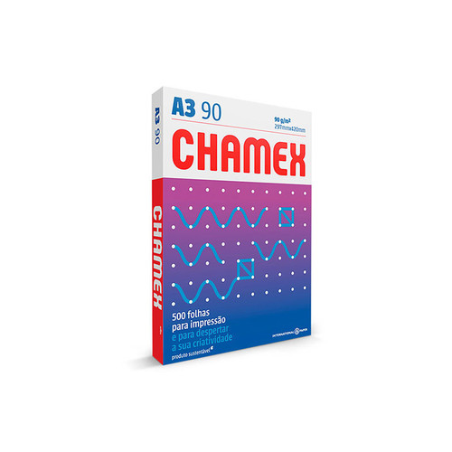 Papel Sulfite A3 90g Super Chamex Office com 500 Folhas