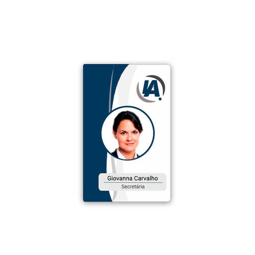 Crachá de Identificação em PVC Personalizado