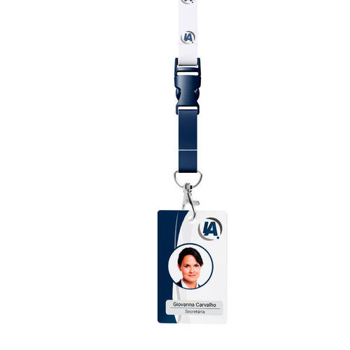 Crachá de Identificação em PVC Personalizado