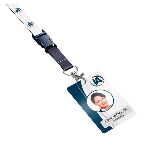 Crachá de Identificação em PVC Personalizado