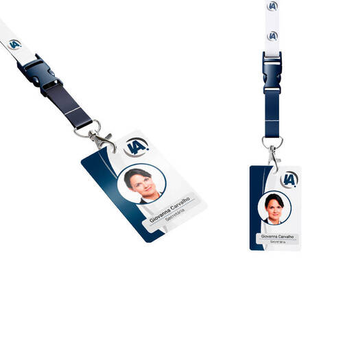 Crachá de Identificação em PVC Personalizado