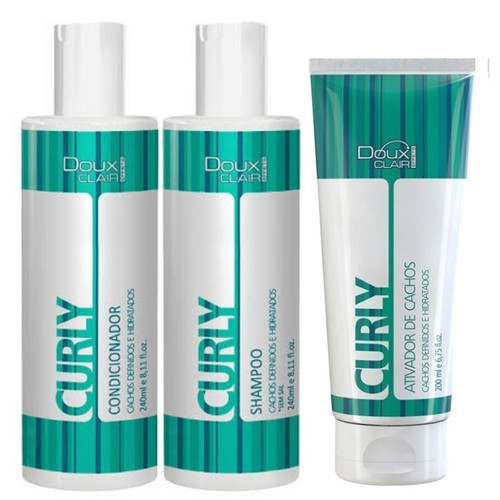 Doux Clair Kit Effets Curly Home Care 3 Produtos