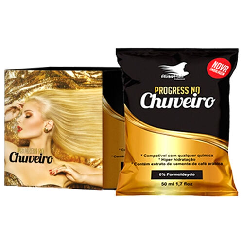 Alise Hair Progressiva No Chuveiro Sachê Display 12 unid.