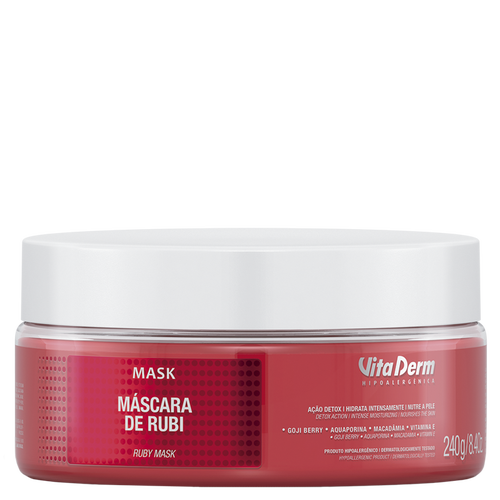 Vita Derm Máscara Rubi 240g