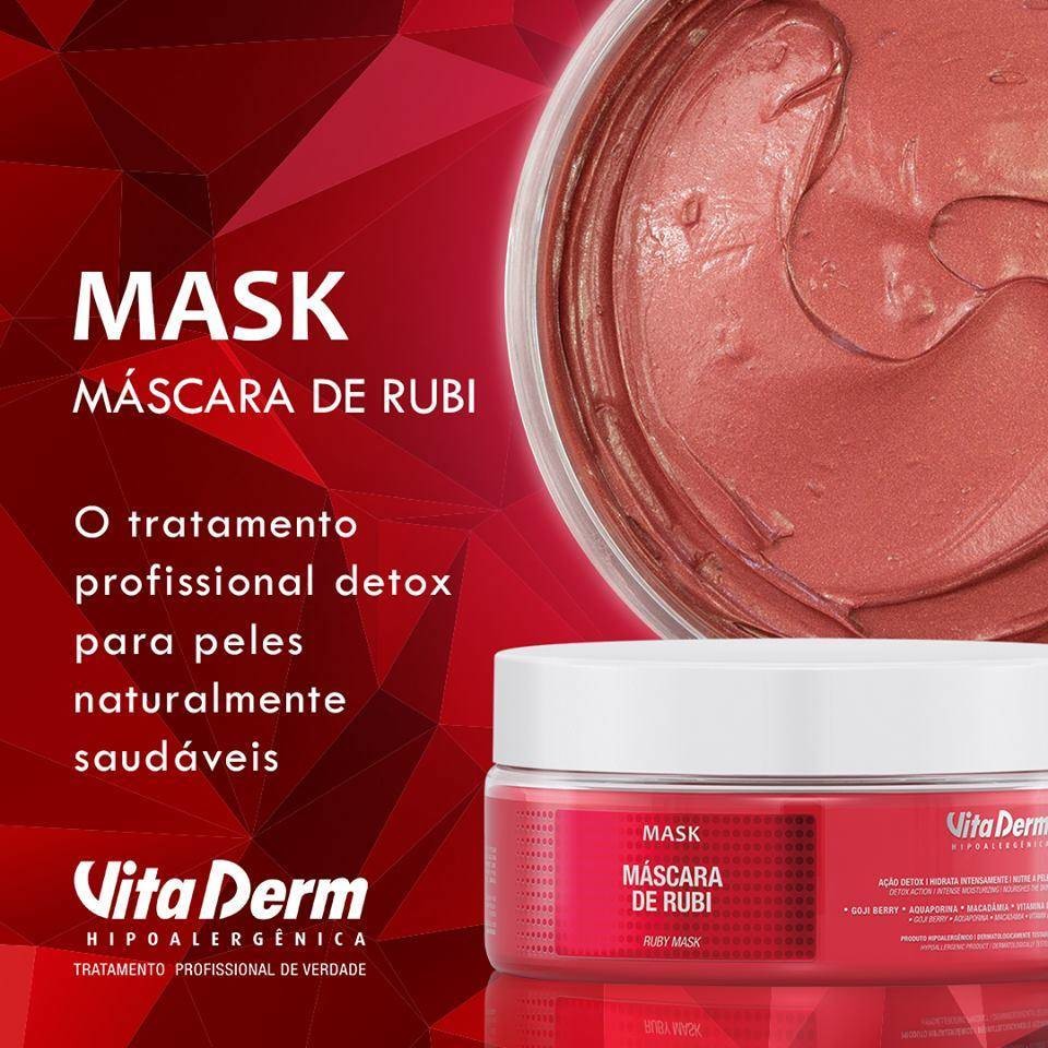 Vita Derm Máscara Rubi 240g