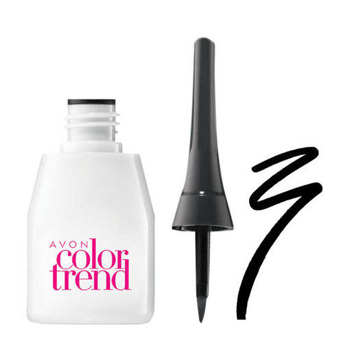 Avon Color Trend Delineador Liquido Preto